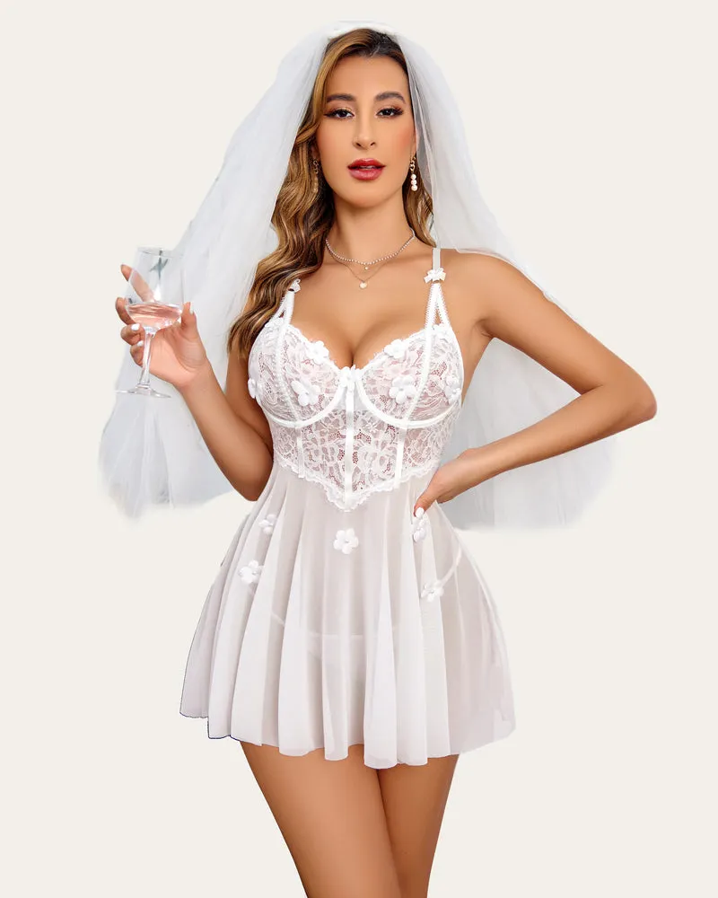 Push Up Babydolls Boudoir Lingeries Outfits