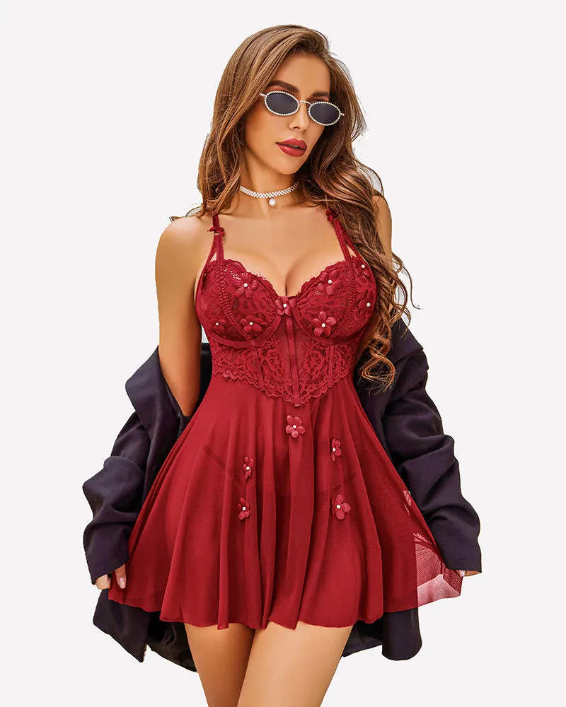 Push Up Babydolls Boudoir Lingeries Outfits