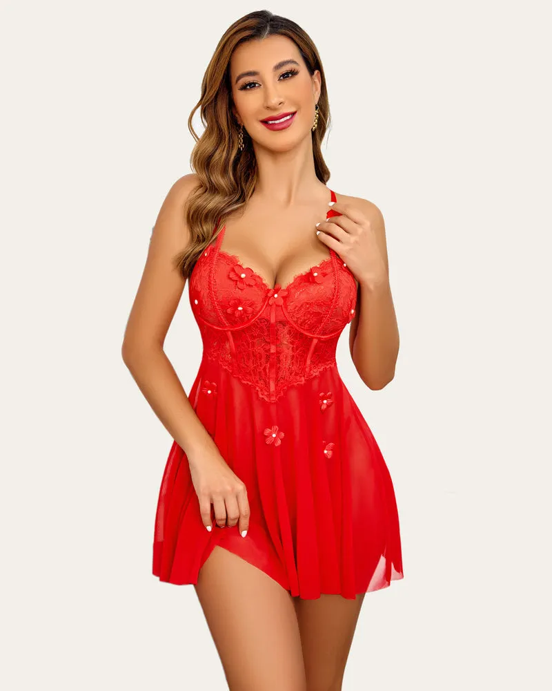 Push Up Babydolls Boudoir Lingeries Outfits