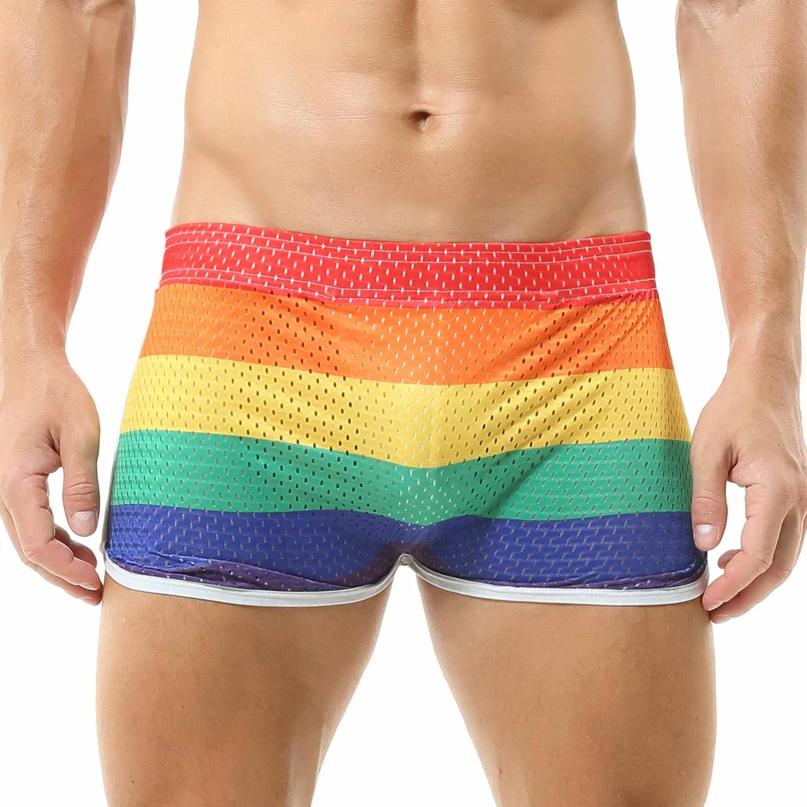 Rainbow Convertible Mesh Boxer Briefs