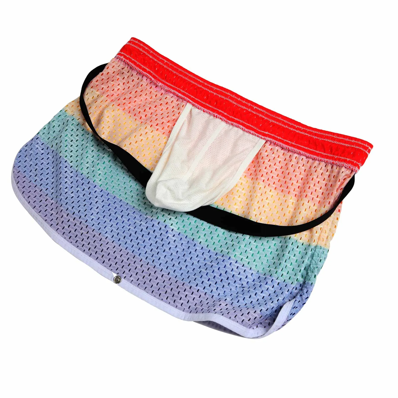 Rainbow Convertible Mesh Boxer Briefs