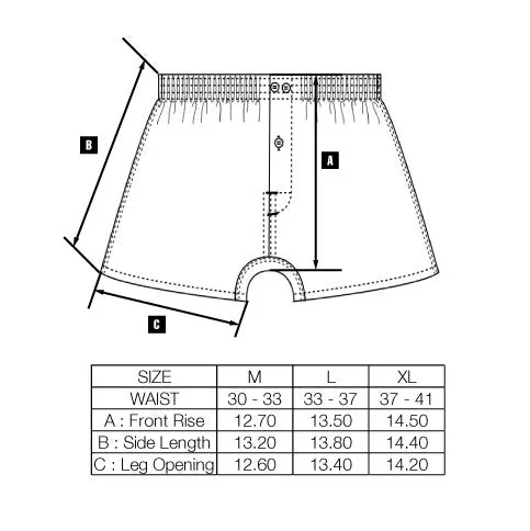 Rayon Ette Hand Paint Pattern Boxer