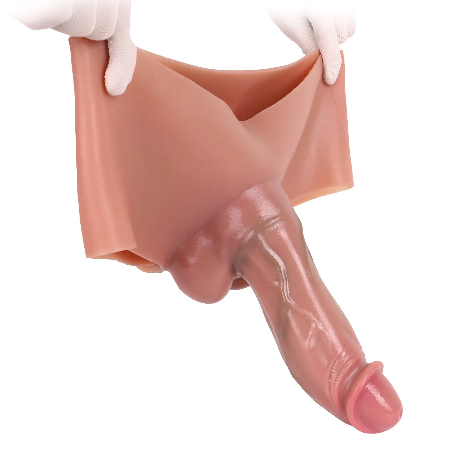 Realistic Penis Sleeve Enlarger Male Sex Toy - Premium Silicone Cocksleeve Underwear