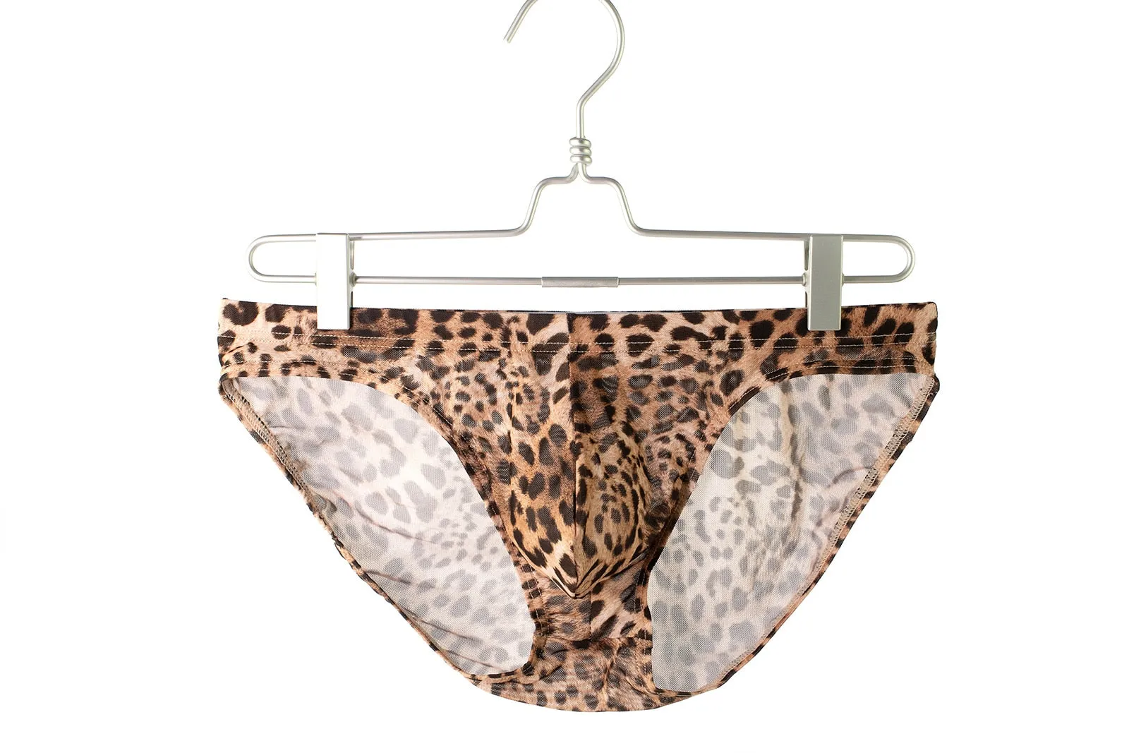 SHEER Leopard Bikini Briefs