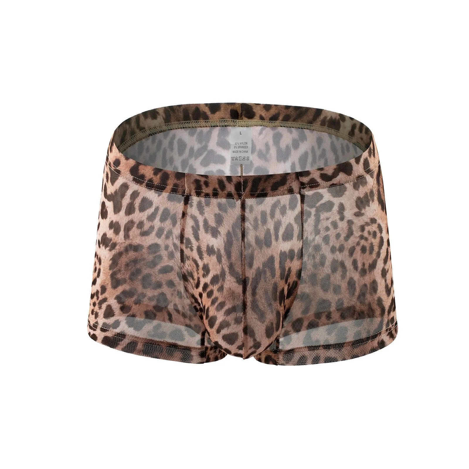 SHEER Leopard Briefs