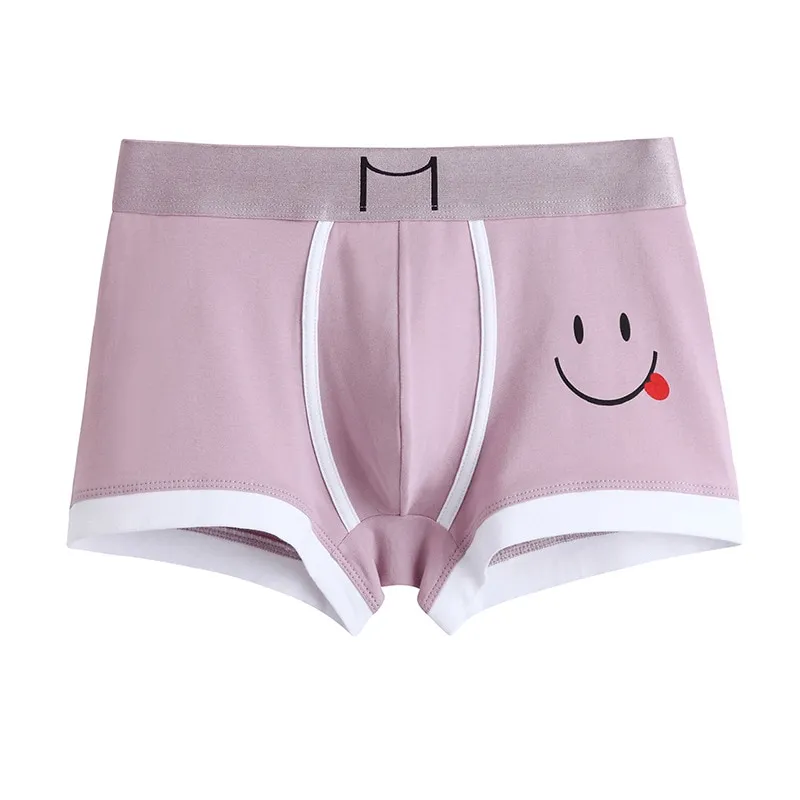 Smiley Print Cotton Boxer for Men / Male Underwear - SF0739