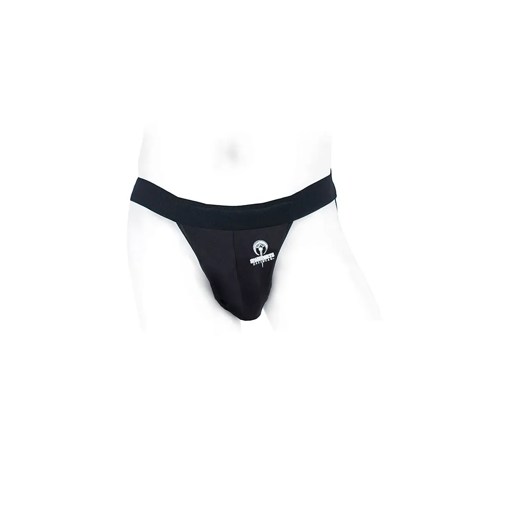 SpareParts Pete Freestyle Nylon Packing Jock Black Size L