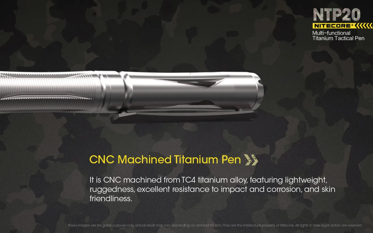 Titanium Tactical Pen NTP20