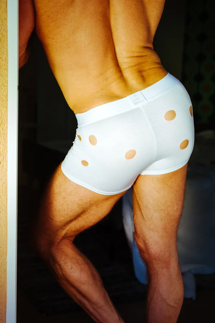 White Boxer Briefs with Holes by WE ARE SPASTOR - Optimized Design